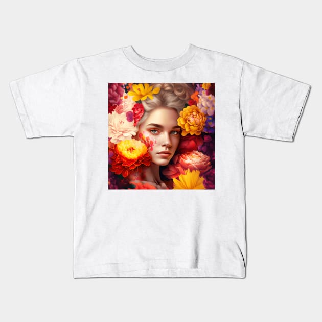 flowery Kids T-Shirt by Imagier